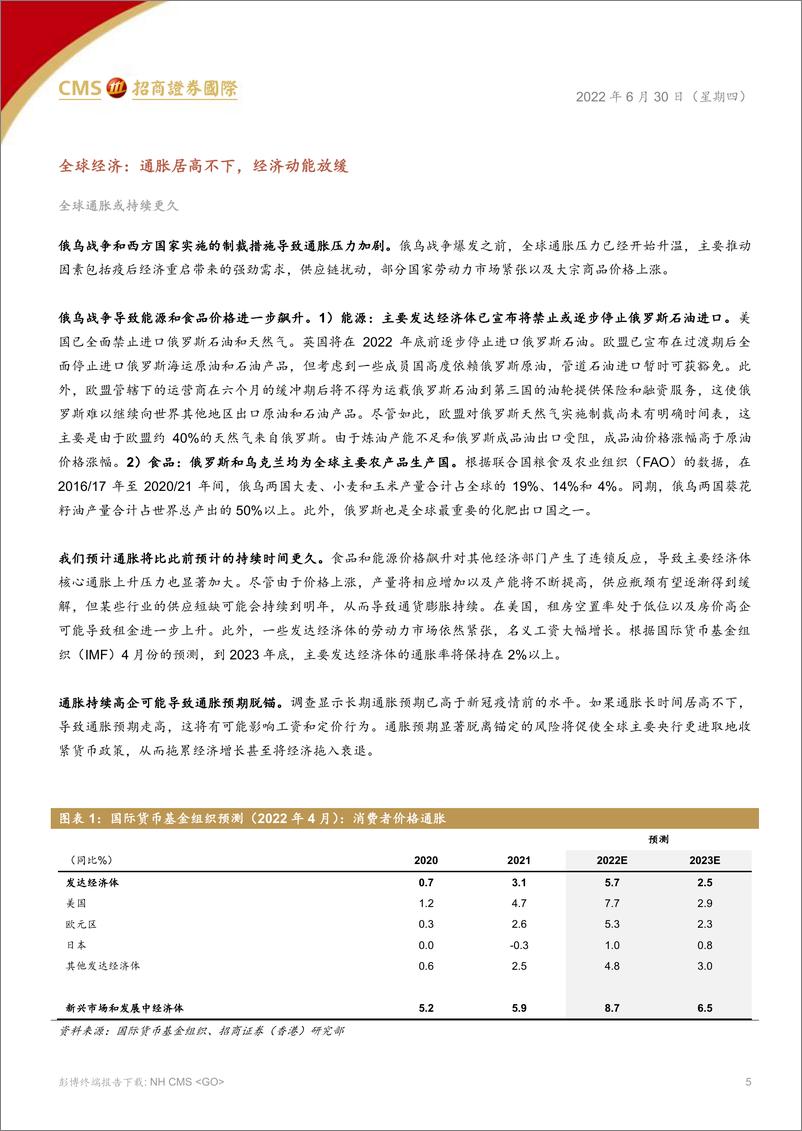 《2022年下半年港股策略展望：否极生泰-20220630-招商证券（香港）-81页》 - 第6页预览图