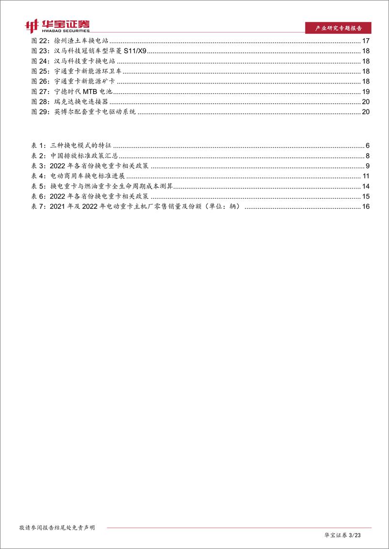 《换电重卡行业深度报告：换电重卡，经济性+政策驱动下，渗透率有望快速提升-20230302-华宝证券-23页》 - 第4页预览图