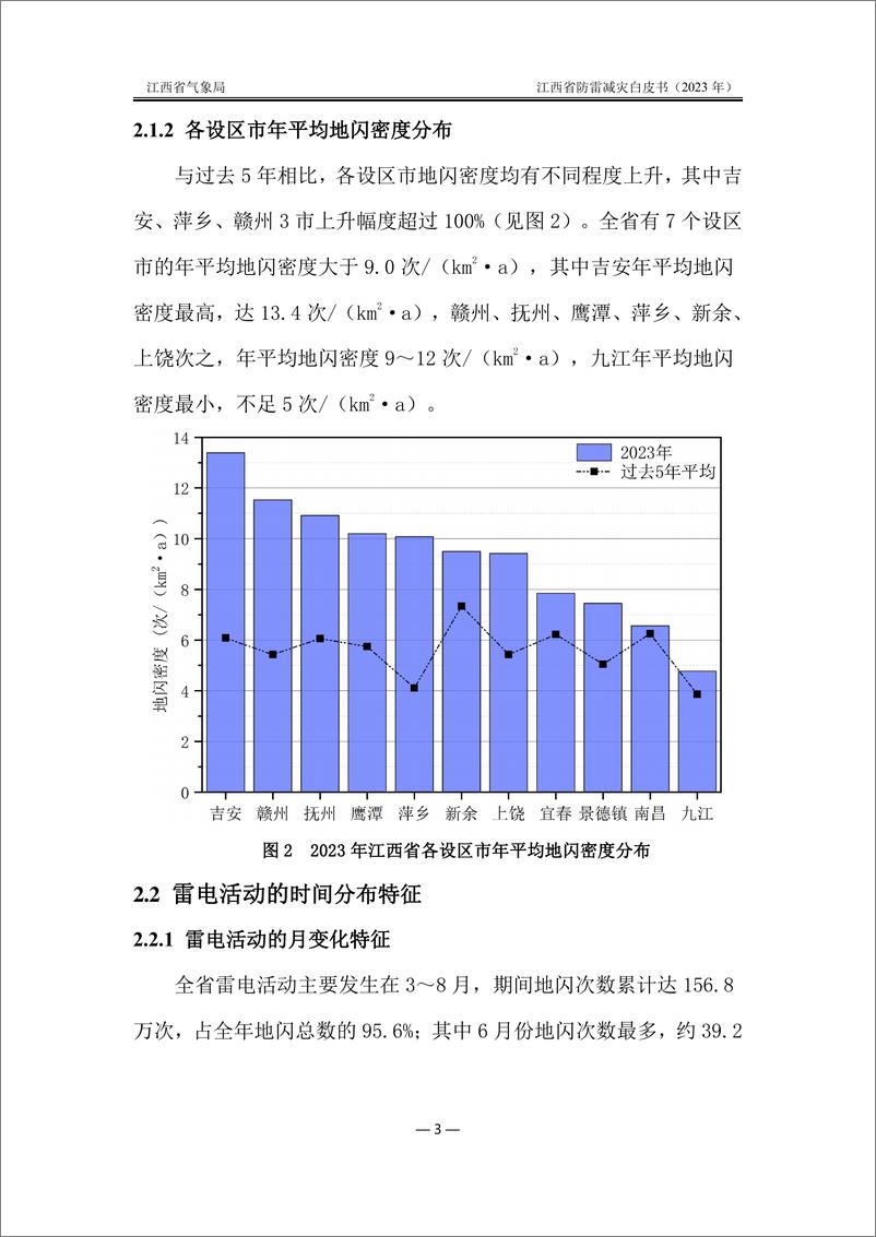 《江西省防雷减灾白皮书（2023 年）》 - 第7页预览图