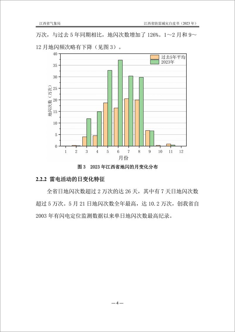 《江西省防雷减灾白皮书（2023 年）》 - 第8页预览图