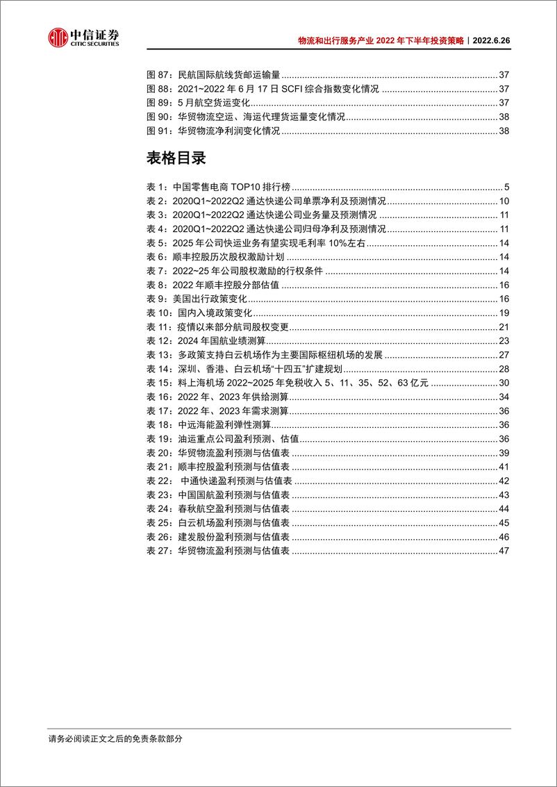 《物流和出行服务产业2022年下半年投资策略：价值回归，周期发轫-54页》 - 第7页预览图