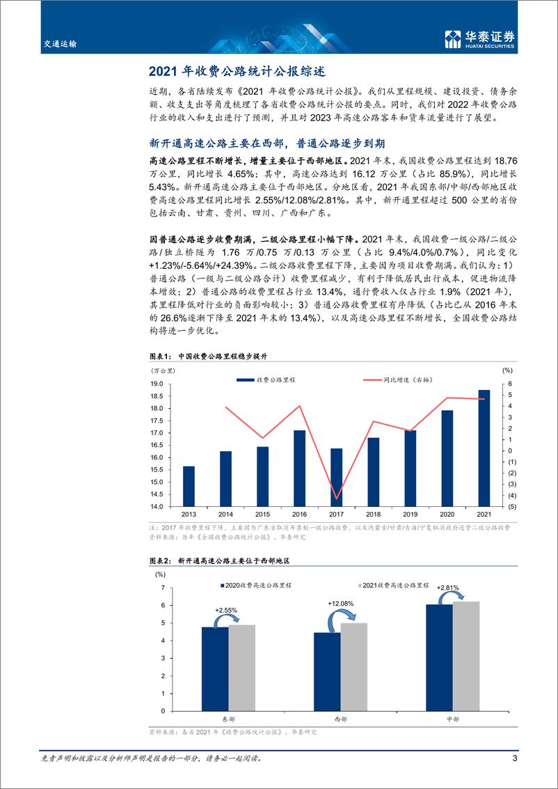 《交通运输行业专题研究：统计公报综述，逆境下的收费公路-20221124-华泰证券-20页》 - 第4页预览图