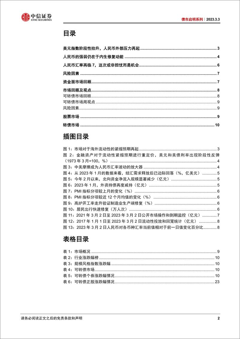 《债市启明系列：人民币再临7，是担忧还是机会？-20230303-中信证券-36页》 - 第3页预览图