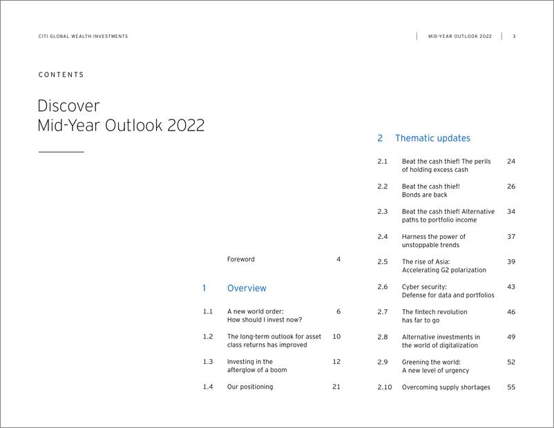 《花旗全球财富投资2022年中期展望-71页》 - 第4页预览图