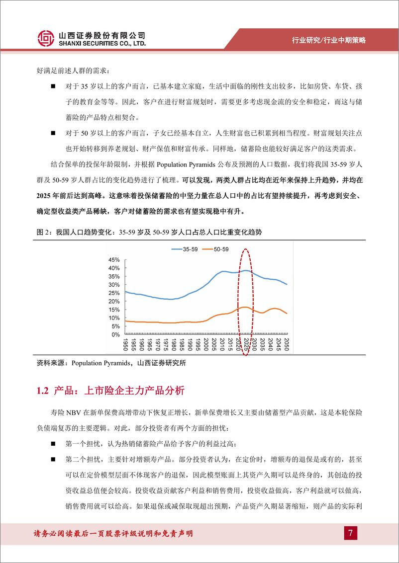 《保险行业中期策略：人口趋势、产品优势支撑负债端持续改善-20230705-山西证券-25页》 - 第8页预览图