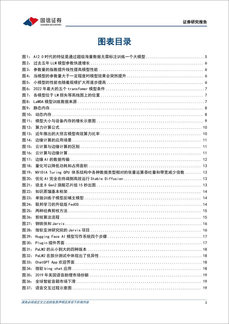 《电子行业AI+系列专题报告：边缘AI，大语言模型的终端部署，推动新一轮终端需求-20230531-国信证券-25页》 - 第4页预览图