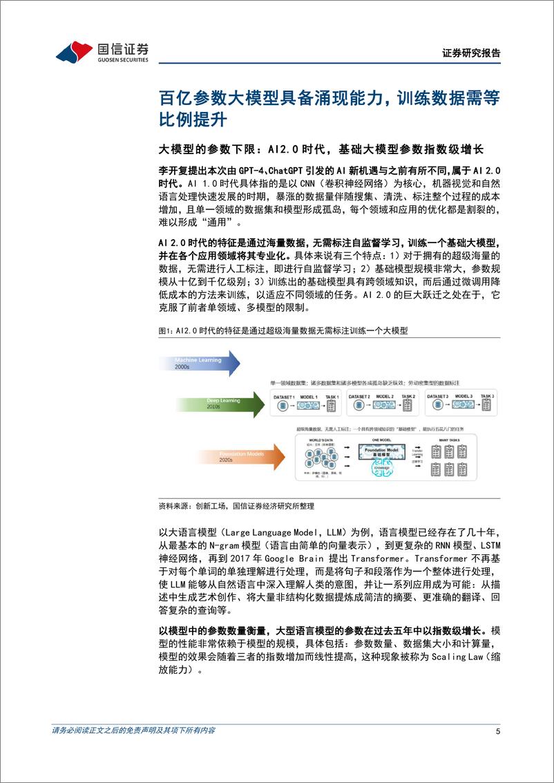 《电子行业AI+系列专题报告：边缘AI，大语言模型的终端部署，推动新一轮终端需求-20230531-国信证券-25页》 - 第6页预览图