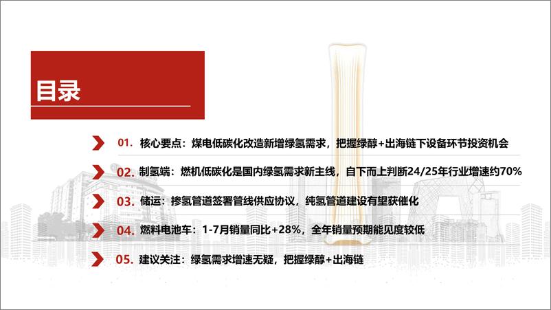 《新能源行业：煤电低碳化改造新增绿氢需求，把握绿醇%2b出海链下设备环节投资机会-240812-中信建投-25页》 - 第3页预览图