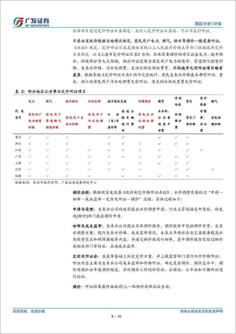 《环保行业深度跟踪：环保运营资产有望重估，关注公用事业涨价弹性-240526-广发证券-15页》 - 第6页预览图