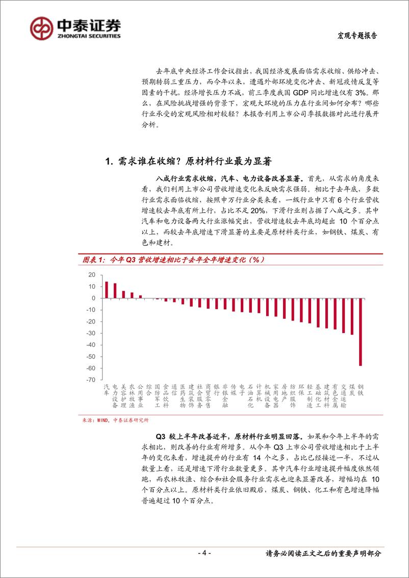 《宏观策略专题报告：宏观大环境压力落在哪些行业？-20221106-中泰证券-15页》 - 第5页预览图