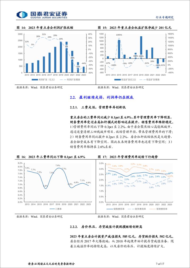 《2023年房地产行业年报综述：轻装再出发-240508-国泰君安-17页》 - 第7页预览图