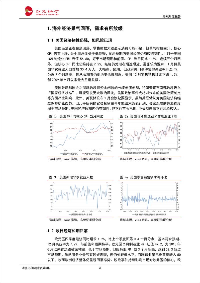 《2月宏观经济月报：经济下行压力仍大，需求忧中有变-20190301-东莞证券-13页》 - 第4页预览图