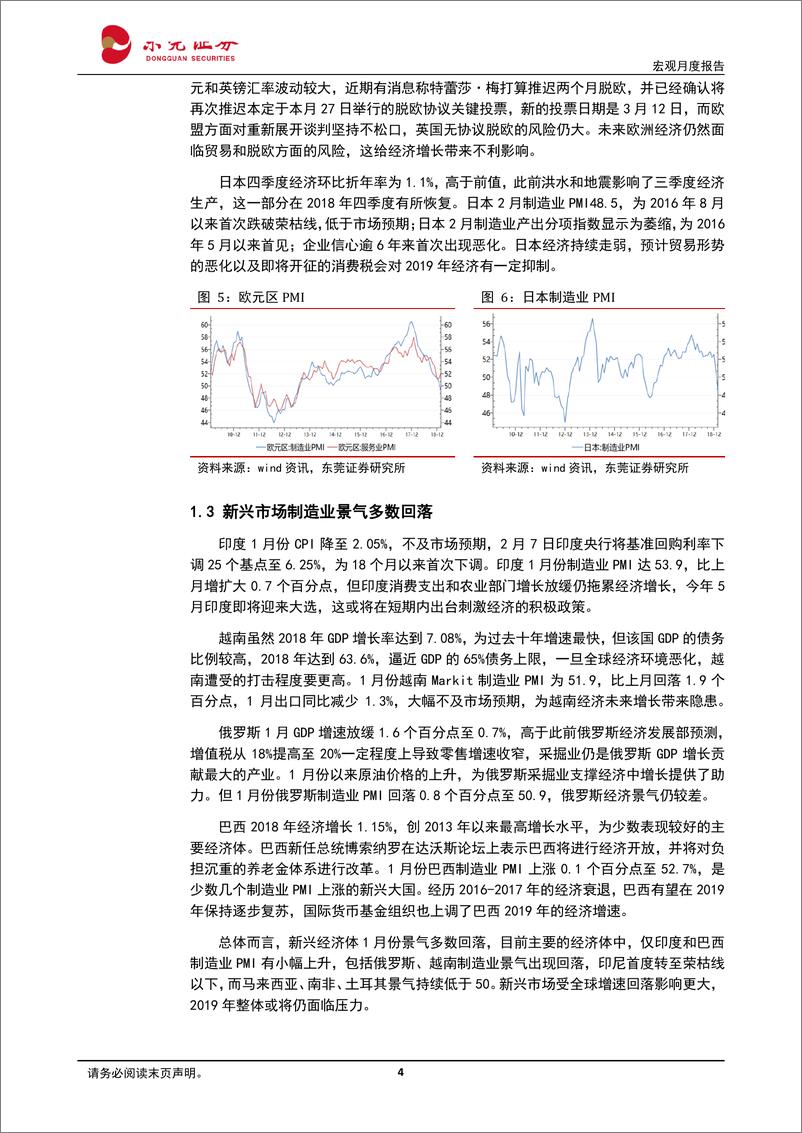 《2月宏观经济月报：经济下行压力仍大，需求忧中有变-20190301-东莞证券-13页》 - 第5页预览图