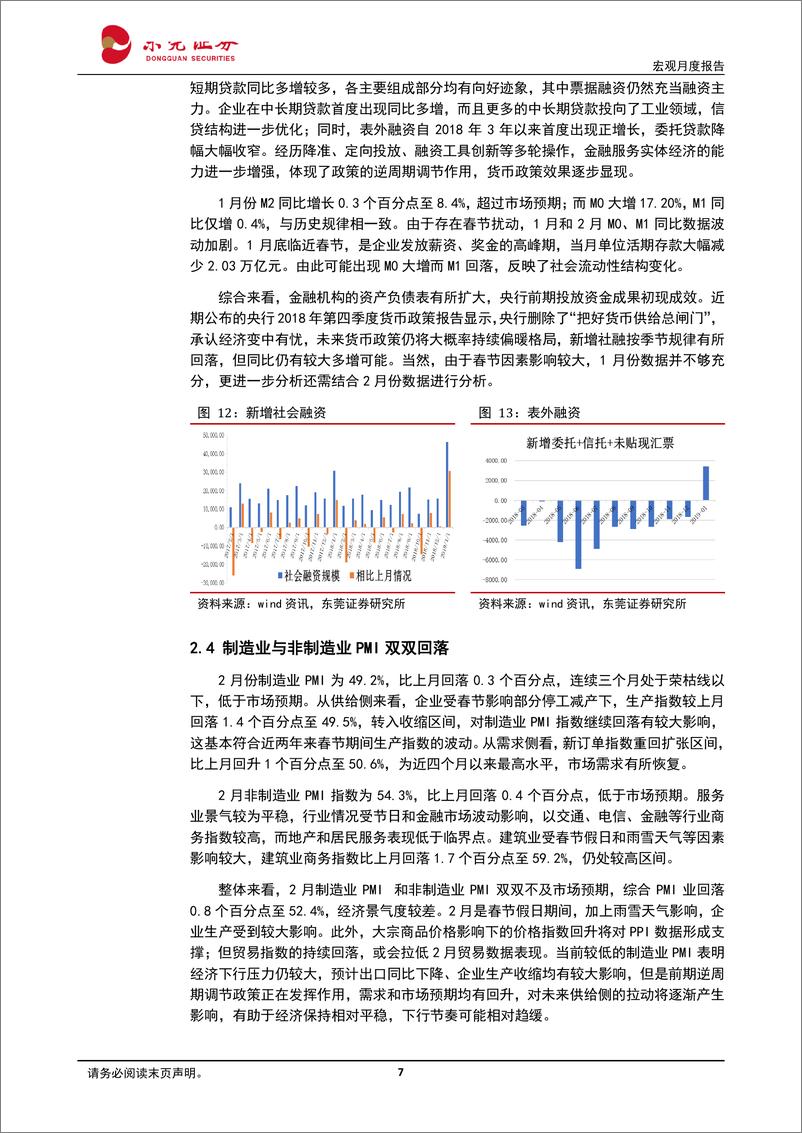 《2月宏观经济月报：经济下行压力仍大，需求忧中有变-20190301-东莞证券-13页》 - 第8页预览图