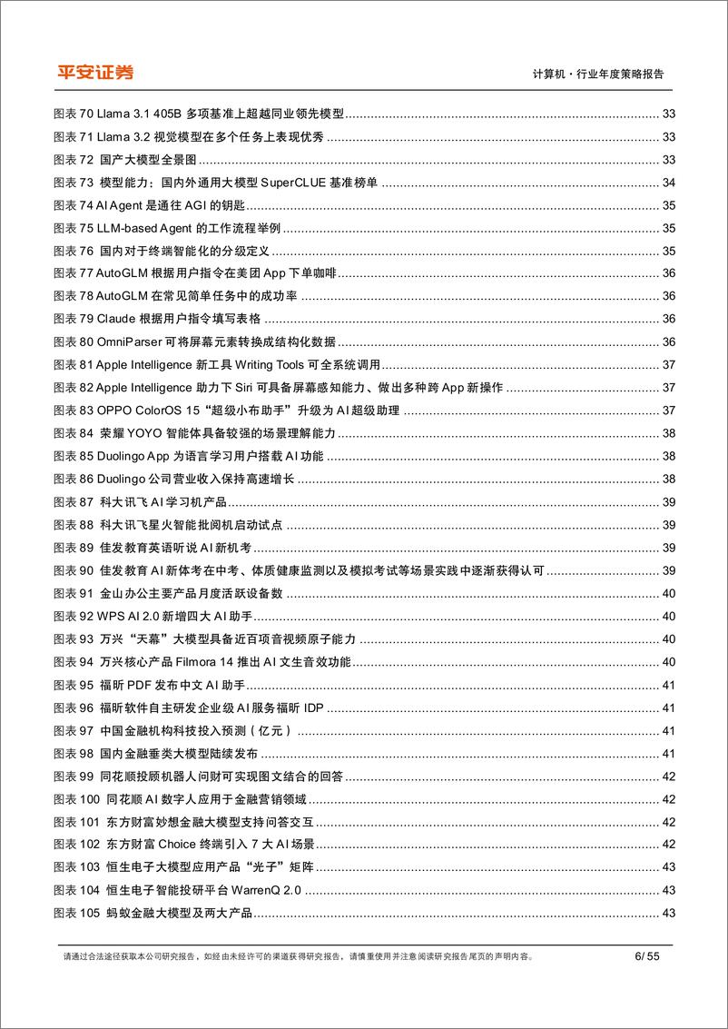 《计算机行业2025年年度策略报告：业绩拐点将至，新质生产力方兴未艾-241217-平安证券-55页》 - 第6页预览图