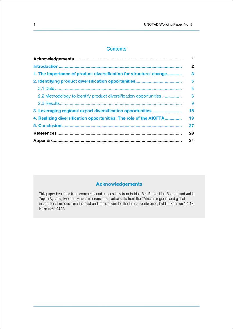 《联合国贸易发展委员会-实现非洲国家结构变革的产品多样化（英）-2023.8-35页》 - 第3页预览图