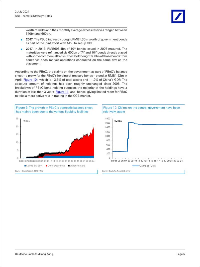 《Deutsche Bank-Asia Thematic Strategy Notes RMB PBoC restart bond trading-108972145》 - 第5页预览图