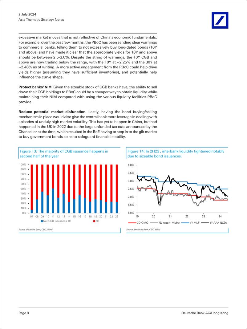 《Deutsche Bank-Asia Thematic Strategy Notes RMB PBoC restart bond trading-108972145》 - 第8页预览图