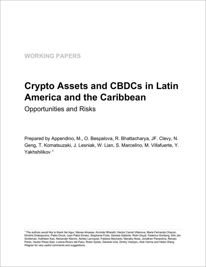 《IMF-拉丁美洲和加勒比地区的加密资产和CBDC：机遇与风险（英）-2023.2-42页》 - 第4页预览图