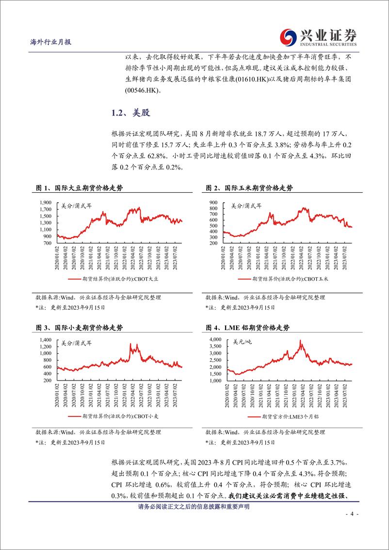 《海外食品饮料行业9月投资半月报（上）-20230919-兴业证券-22页》 - 第5页预览图