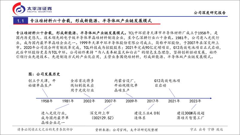 《TCL中环(002129)TCL中环深度报告：硅片龙头领风骚，行业低谷待新潮-240808-太平洋证券-27页》 - 第4页预览图