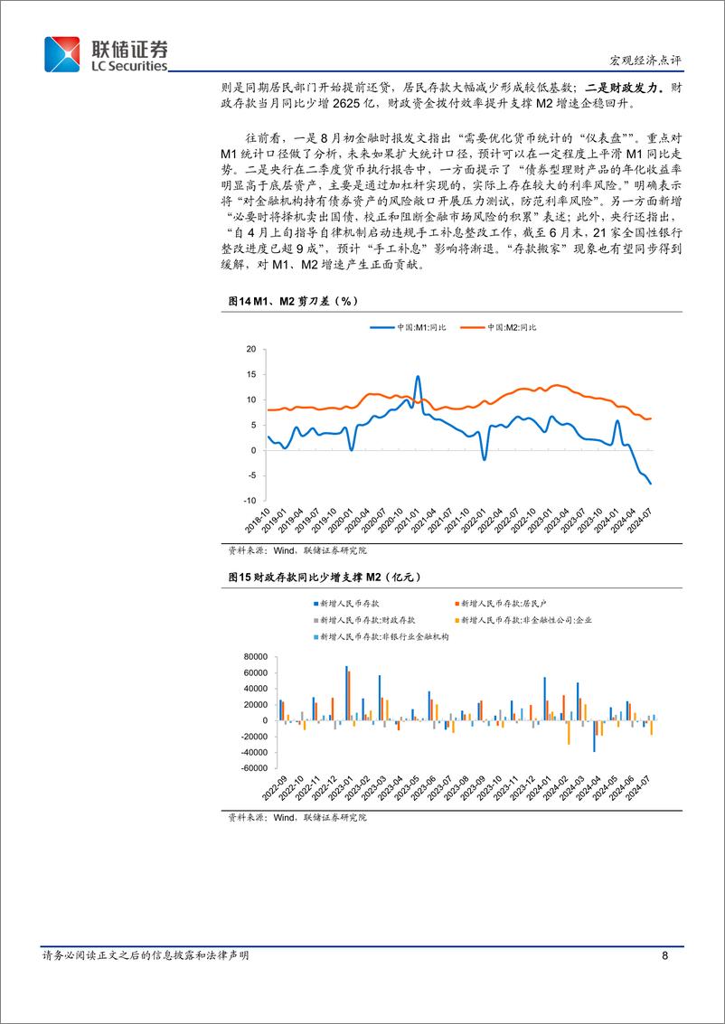 《7月份金融数据点评：政策发力下社融增速有望持续企稳-240814-联储证券-10页》 - 第8页预览图