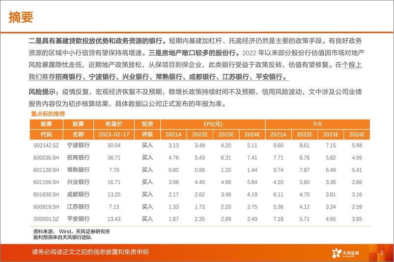 《银行业2023年度策略：春江水暖，万象更新-20230219-天风证券-65页》 - 第4页预览图