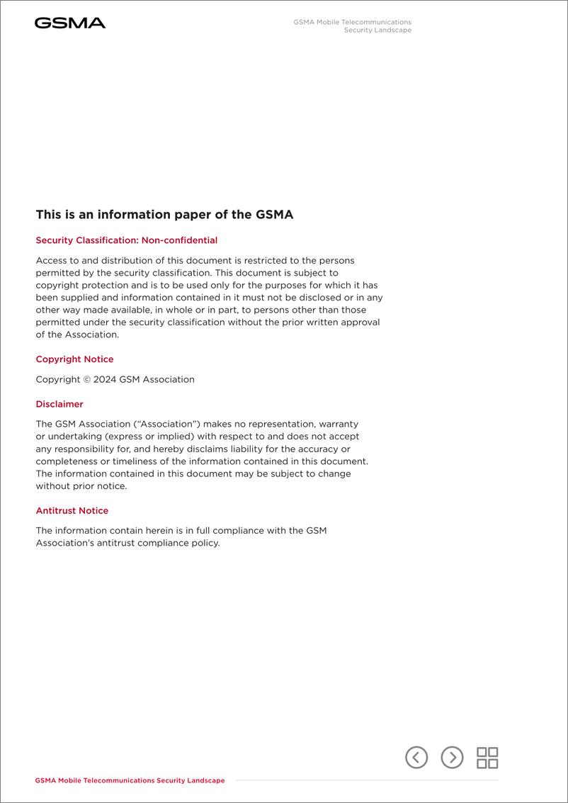 《GSMA 移动通信安全现状 (GSMA Mobile Telecommunications Security Landscape)》-34页 - 第2页预览图