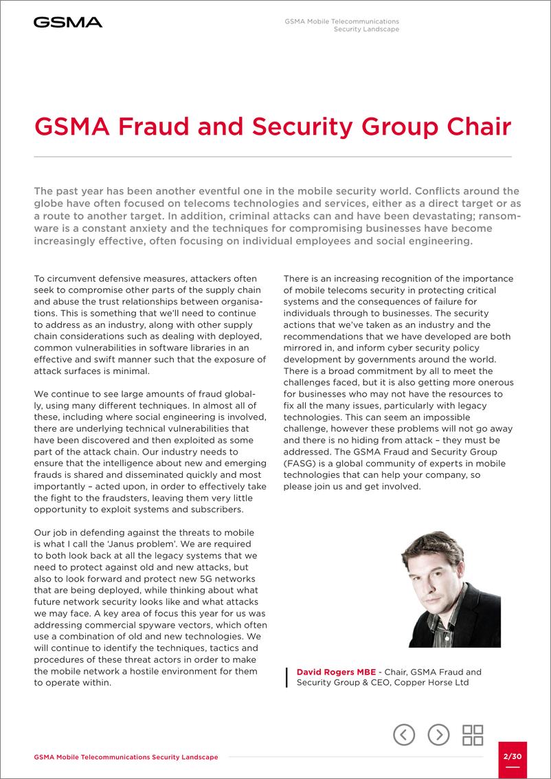 《GSMA 移动通信安全现状 (GSMA Mobile Telecommunications Security Landscape)》-34页 - 第5页预览图