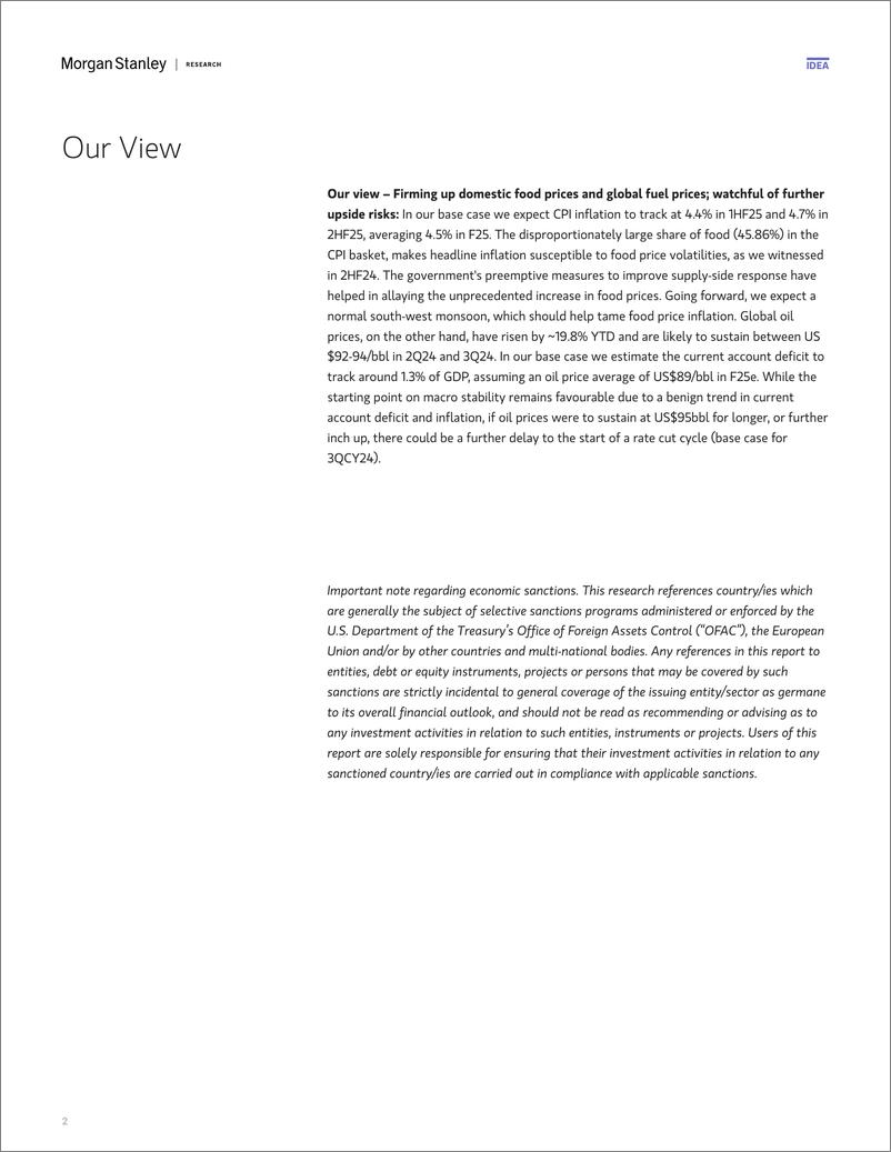 《Morgan Stanley Fixed-India Economics Assessing Trends in Domestic  Global High-...-107489524》 - 第2页预览图