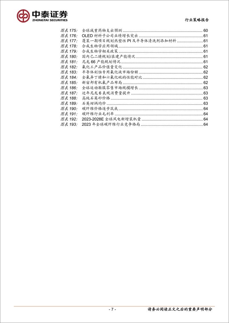 《化工行业2025年策略报告：新材料大有可为，基础化工有望逐步进入右侧-中泰证券-241230-65页》 - 第7页预览图