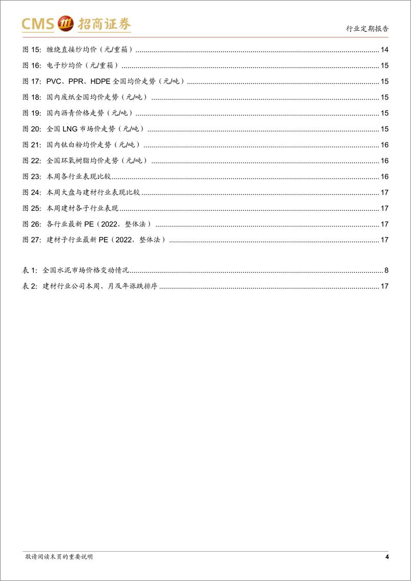 《建材行业定期报告：水泥启动涨价，“保交楼”有望支撑竣工-20220731-招商证券-23页》 - 第5页预览图