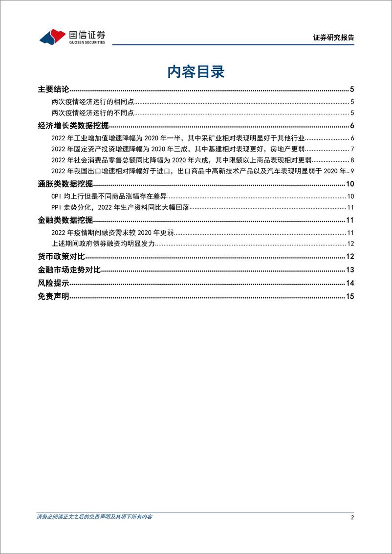 《固定收益专题研究：2022年和2020年疫情期间经济运行的异同-20220526-国信证券-16页》 - 第3页预览图