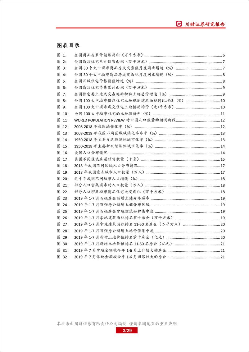 《房地产行业深度：再谈城市人口变迁与地产深度调控-20190822-川财证券-29页》 - 第4页预览图