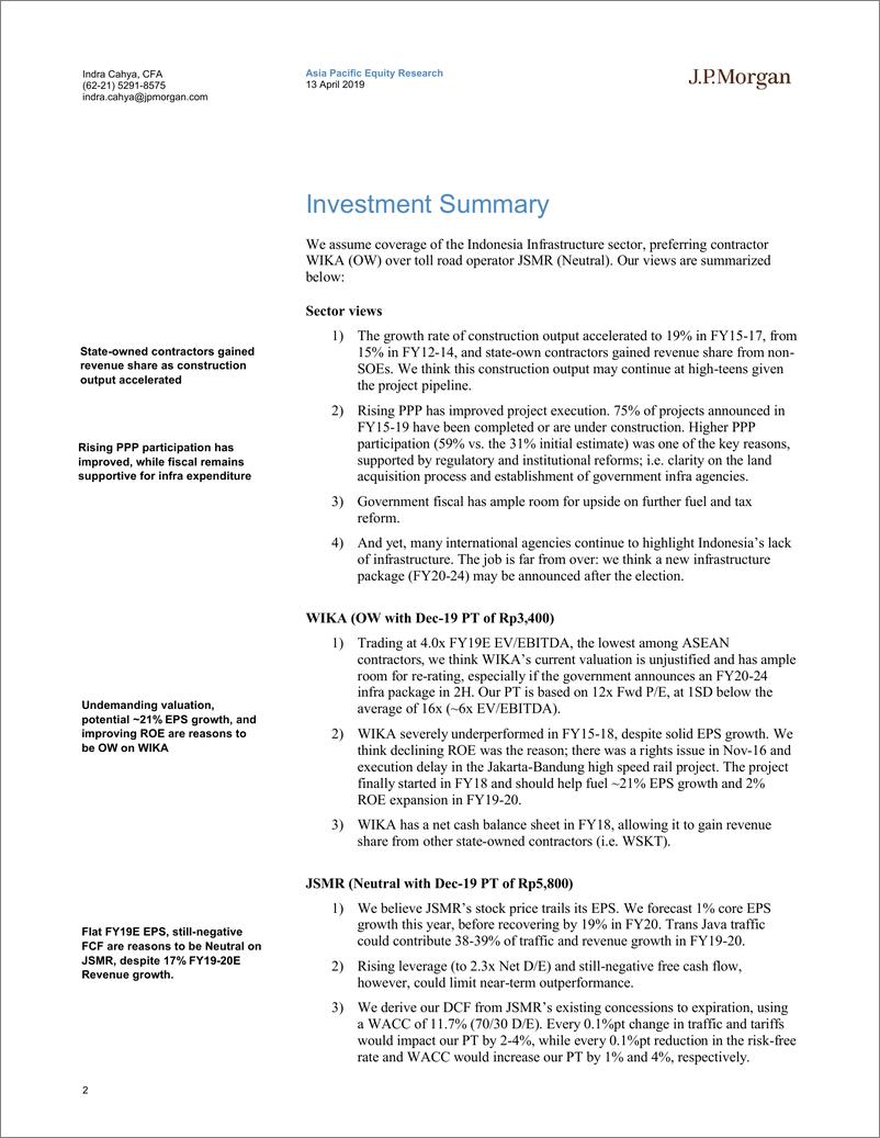 《J.P. 摩根-亚太地区-基础设施行业-印尼基础设施：回归工作-2019.4.13-73页》 - 第3页预览图