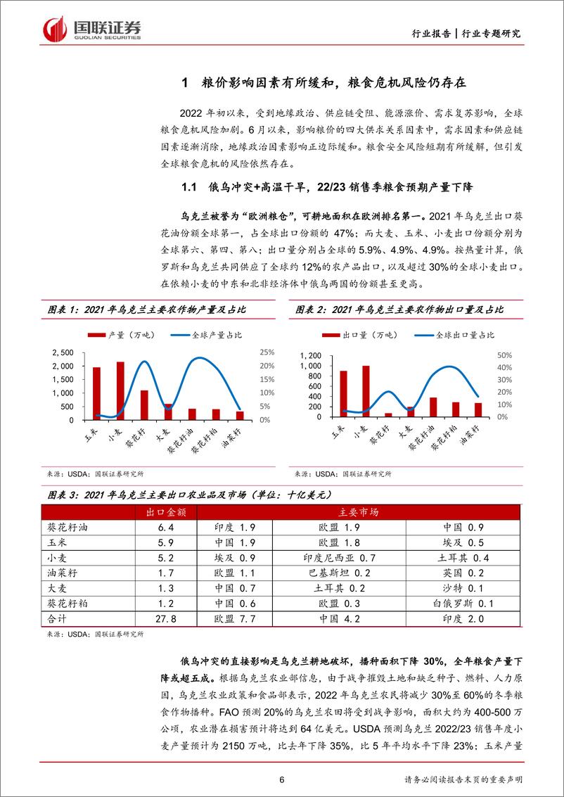 《农林牧渔行业：粮食危机未去，种业与种植业投资价值不减-20220724-国联证券-31页》 - 第7页预览图