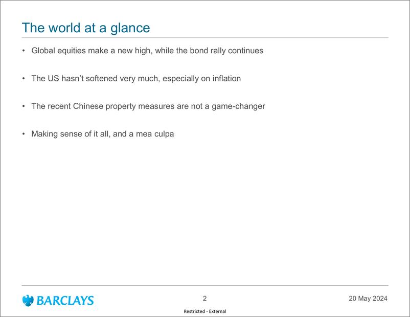 《Barclays_Global_Macro_Thoughts_Making_new_highs》 - 第2页预览图