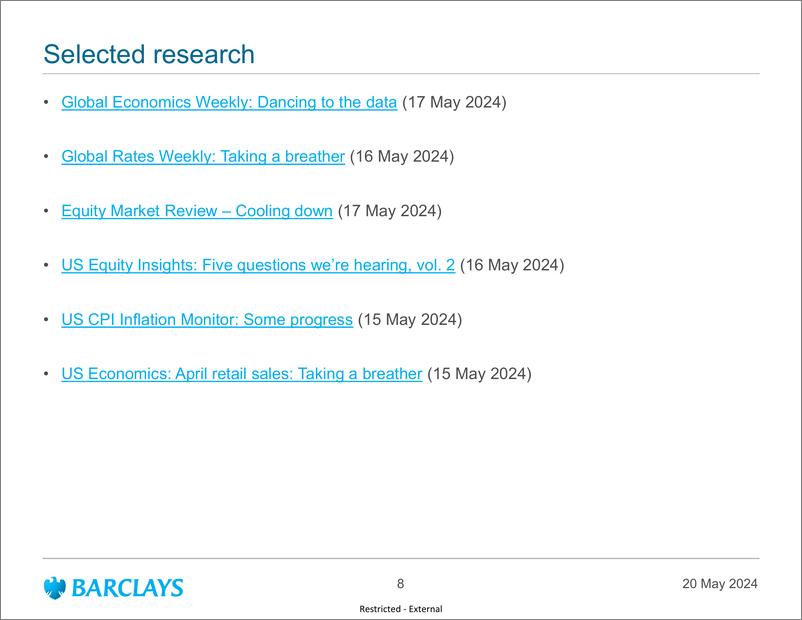 《Barclays_Global_Macro_Thoughts_Making_new_highs》 - 第8页预览图