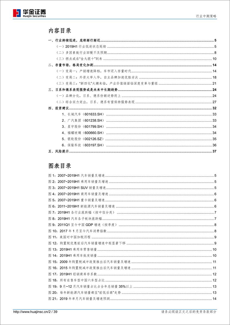 《汽车行业中期策略：吹尽狂沙始到金-20190808-华金证券-39页》 - 第3页预览图