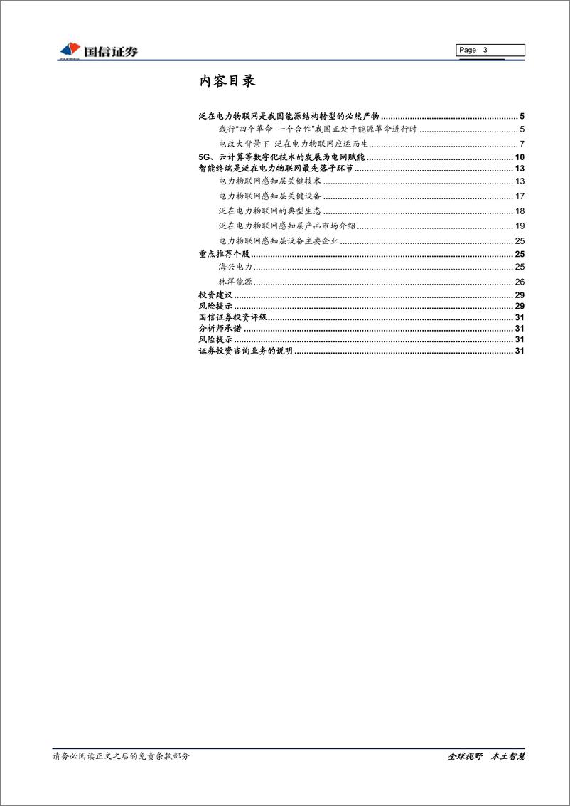 《电力电子设备行业泛在物联网专题研究之智能终端：泛在物联网建设即将开闸，智能终端先行布局-20191230-国信证券-32页》 - 第4页预览图