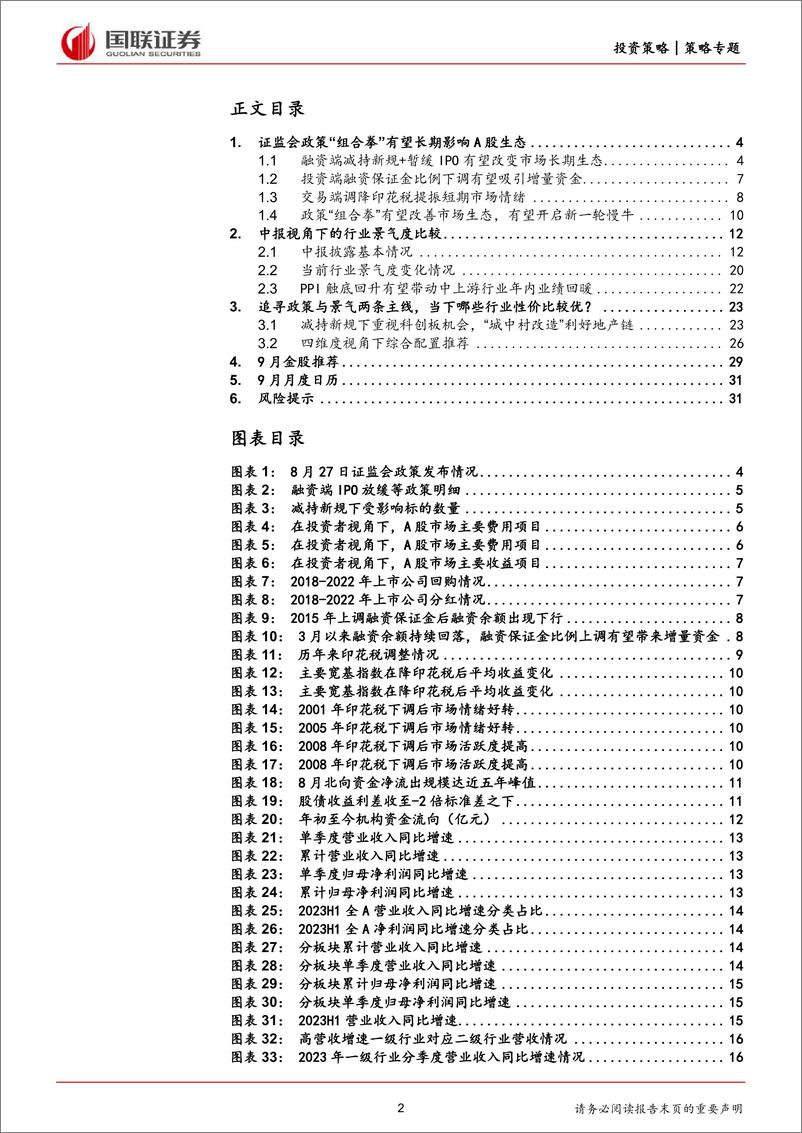 《9月月度策略：9月月报，坚定信心，慢牛开启-20230903-国联证券-32页》 - 第3页预览图