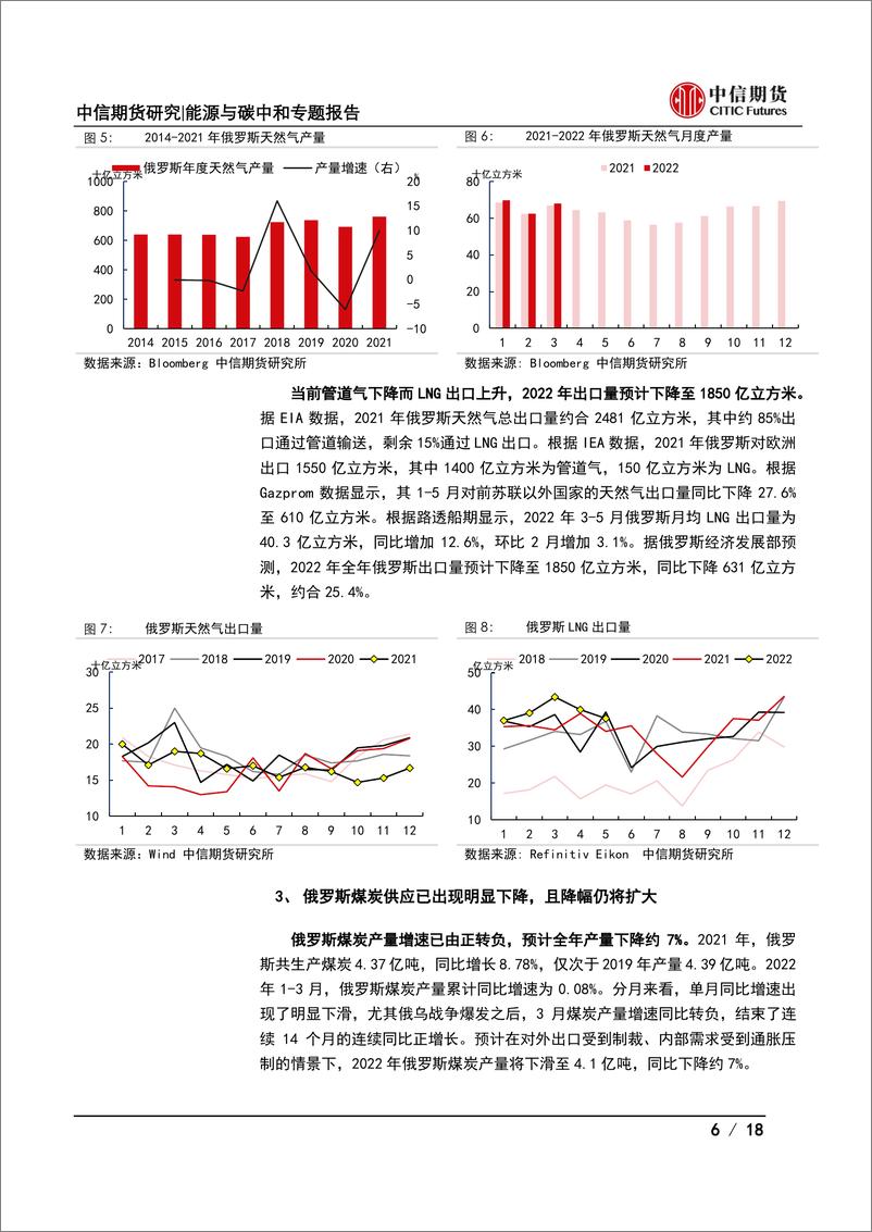 《能源与碳中和专题报告：地缘冲突后全球能源变局（二），全球能源供应和贸易格局如何变化？-20220621-中信期货-18页》 - 第7页预览图