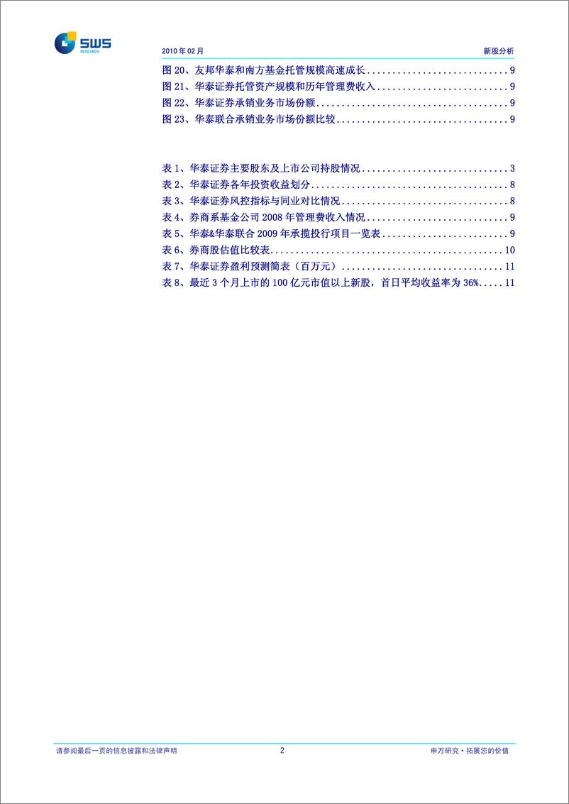 《华泰证券（申银万国）-深度报告--韬光养晦、剩者为王，合理定价25元-100226》 - 第3页预览图