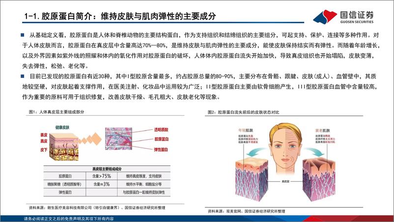 《胶原蛋白行业专题系列一：胶原蛋白材料风起，应用场景不断开拓-20221108-国信证券-52页》 - 第7页预览图