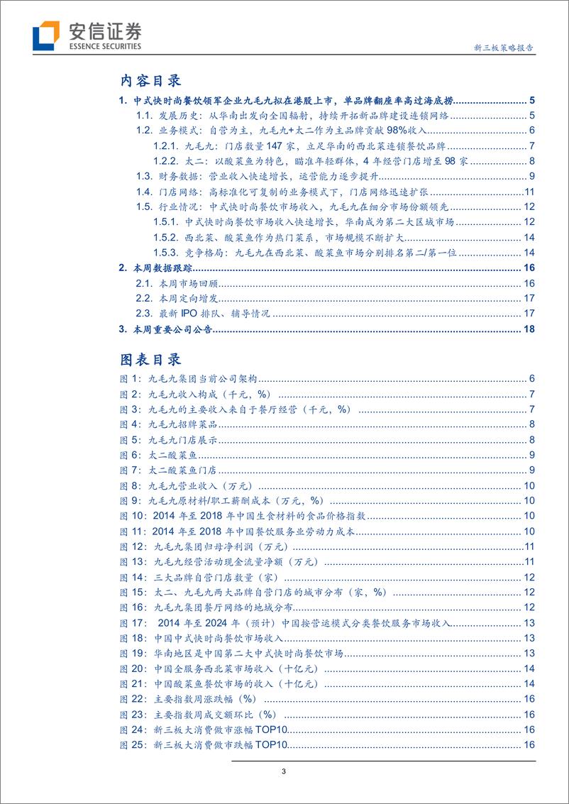 《全市场消费行业市场策略报告：九毛九中式快时尚餐饮拟在港股上市，单品牌翻座率高过海底捞-20190910-安信证券-20页》 - 第4页预览图