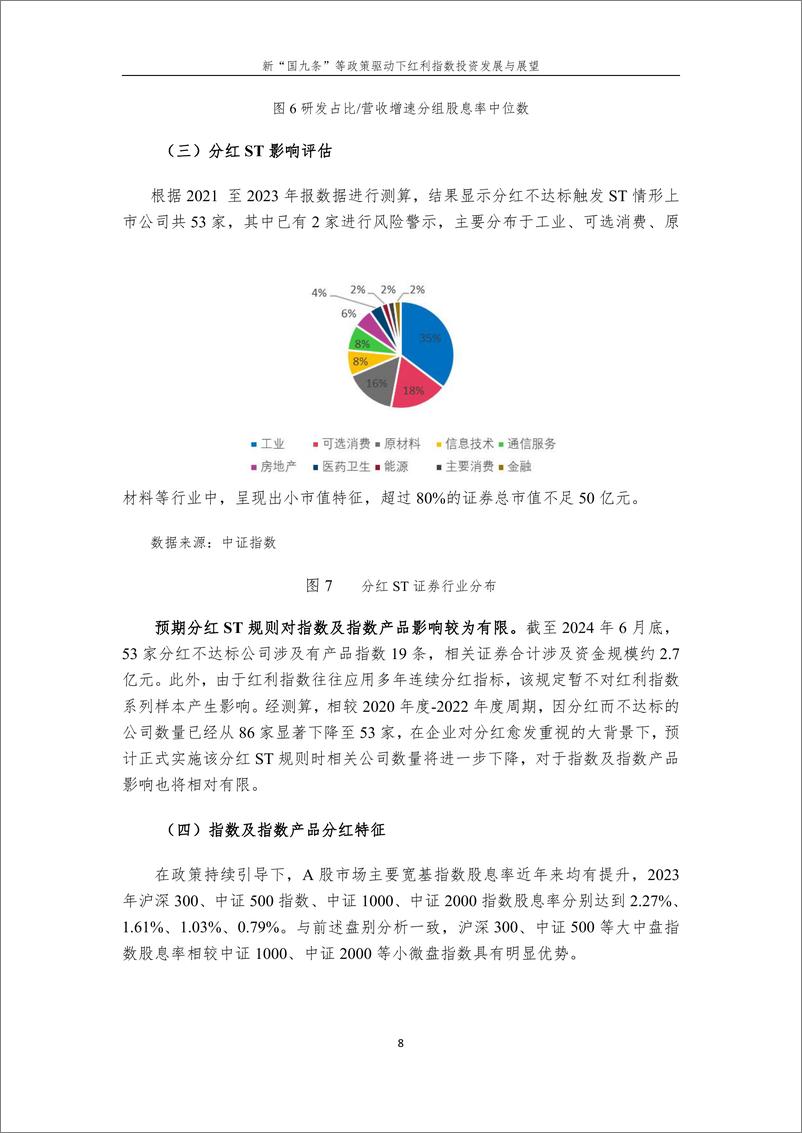 《新国九条等政策驱动下红利指数投资发展与展望-16页》 - 第8页预览图