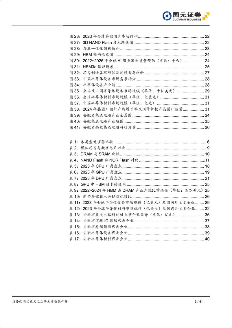 《半导体行业产业系列报告(一)集成电路：半导体产业方兴未艾，安徽集成电路大有可为-240628-国元证券-41页》 - 第3页预览图