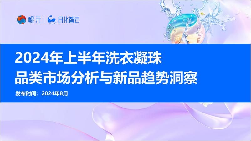 《2024年上半年洗衣珠品类市场分析与新品趋势洞察》 - 第1页预览图