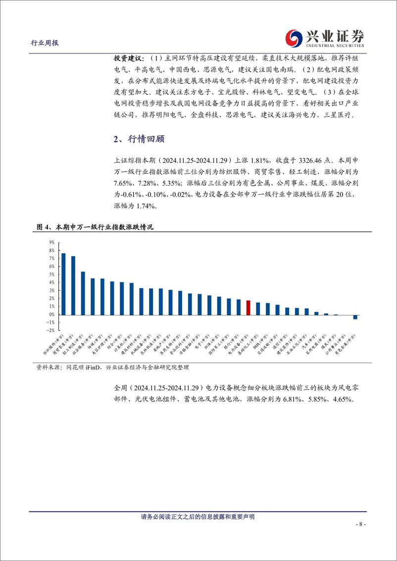 《电气设备行业：国电投风机集采开标，价格改善促进行业健康发展-241130-兴业证券-19页》 - 第7页预览图