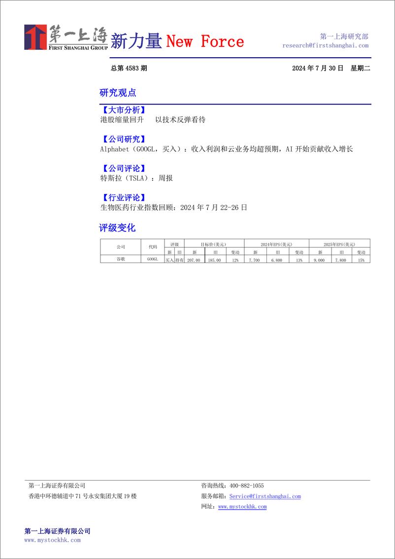 《新力量New＋Force总第4583期-240730-第一上海-16页》 - 第1页预览图